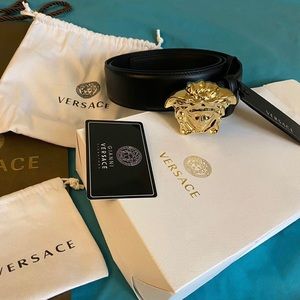 Versace men’s belt auth